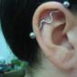 Allt om piercingar i öronen: typer av piercingar, historia, tips och örhängen Lång piercing