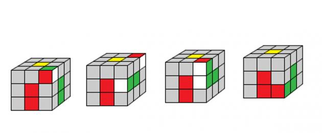 Rubik kubunu şəklin hər tərəfini necə həll etmək olar.  Rubik kubunun həlli üçün sadə qaydalar